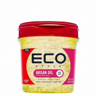 Eco Styler argan oil gel 236ml for strong hold shine hydration and frizz control styling