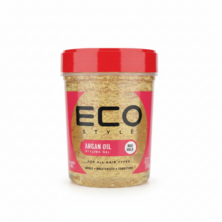 eco styler argan oil styling gel 946ml for max hold shine hydration and frizz control hair