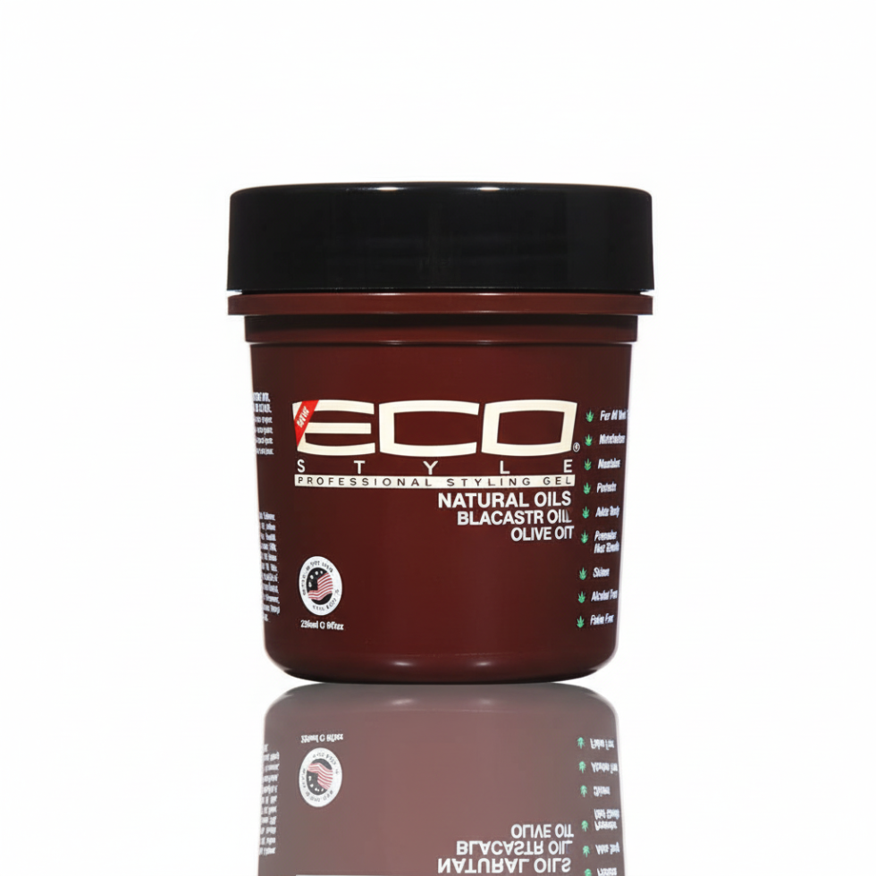 Eco Styler cannabis sativa oil gel 236ml for strong hold shine hydration and frizz control