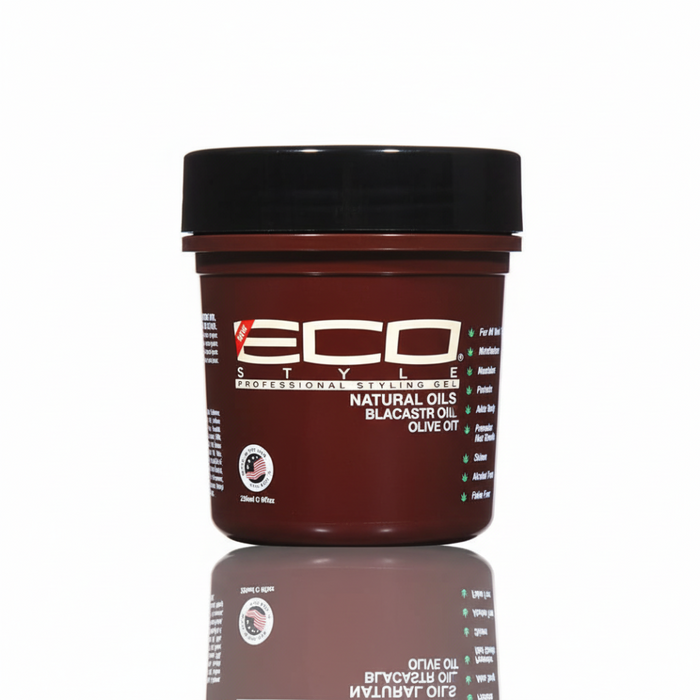 Eco Styler cannabis sativa oil gel 236ml for strong hold shine hydration and frizz control