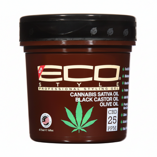 eco styler cannabis sativa oil gel 473ml for hydration hold shine and frizz control healthy hair