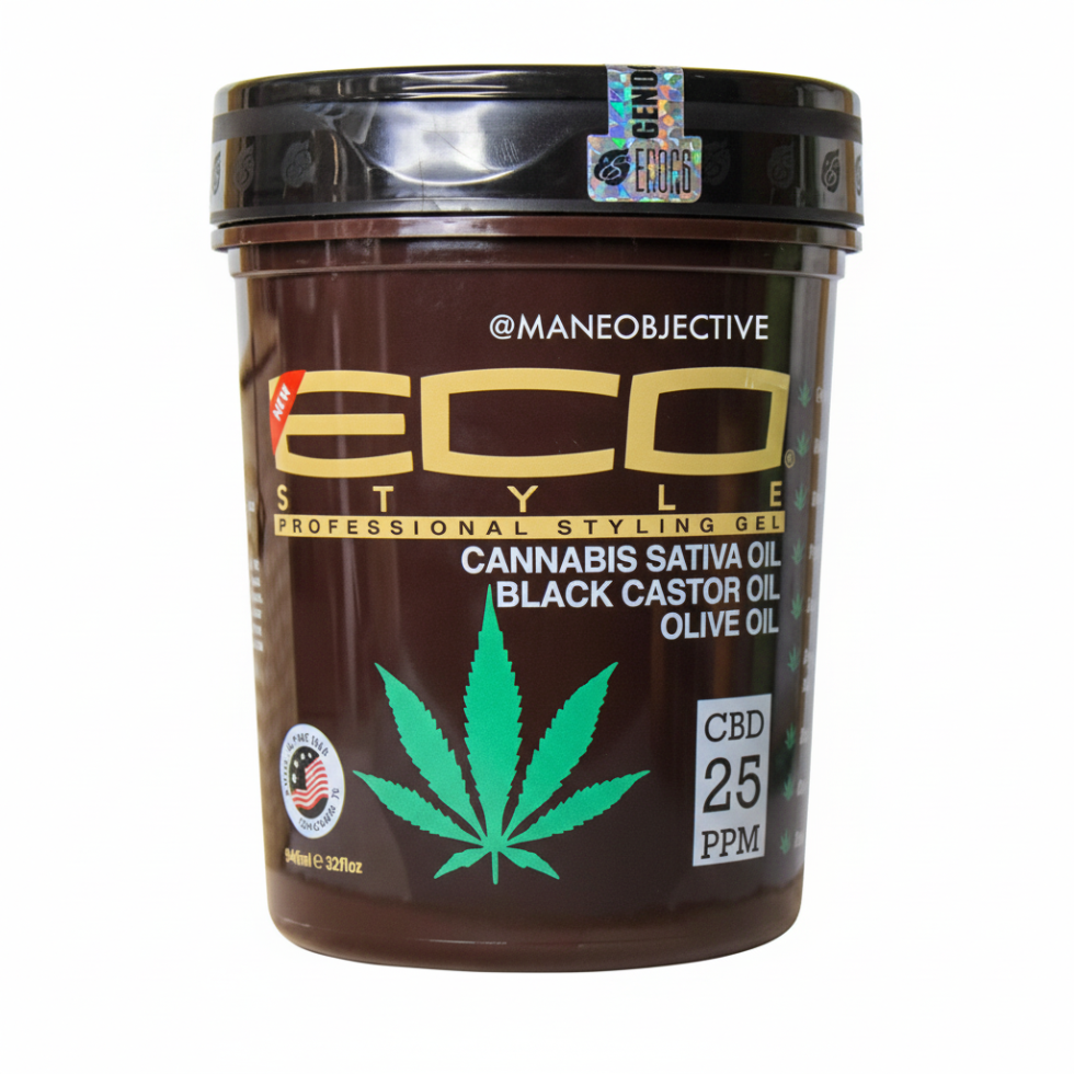 Eco Styler Cannabis Sativa Oil Styling Gel 946ml hydrate hold shine frizz control hair styling