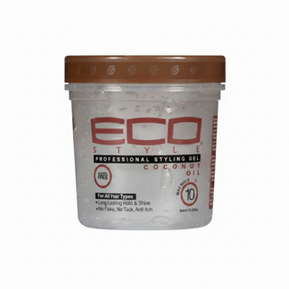 eco styler coconut oil styling gel 946ml hydrate shine style control for smooth defined hair