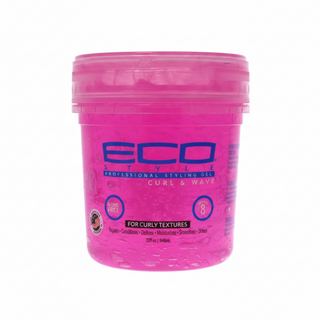 eco styler curl and wave gel 946ml for firm hold curl definition and frizz control shiny hair