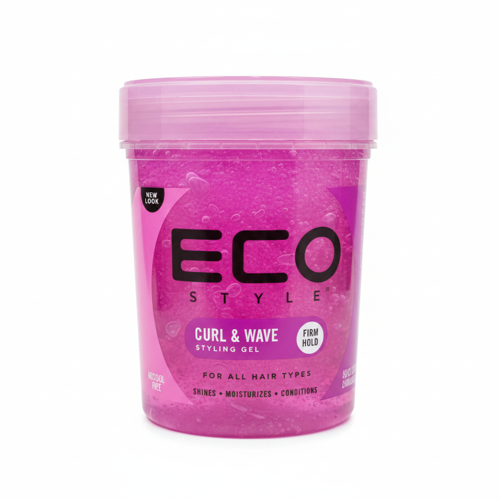 eco styler curl wave styling gel pink 946ml for firm hold curl definition shine and frizz control