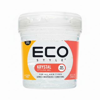 Eco Styler Krystal styling gel 473ml max hold shine frizz control clear gel for all hair types