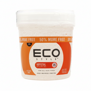 Eco Styler Krystal styling gel 710ml max hold shine frizz control clear gel for all hair types