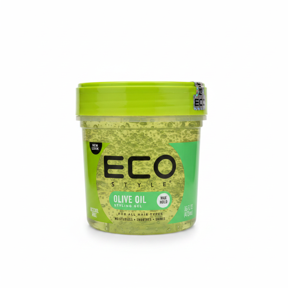 eco styler krystal styling gel 473ml for max hold shine and frizz control clear hair styling gel
