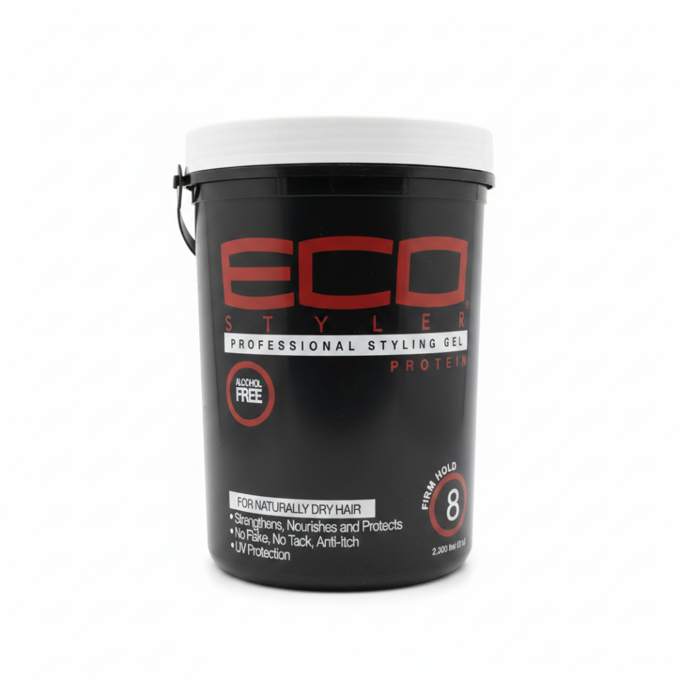 Eco Styler Protein gel 2.3L for strong hold frizz control shine and hair strengthening styling