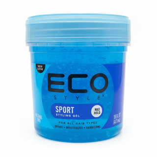 eco styler sport max hold gel 473ml for strong hold shine and frizz control styling hair