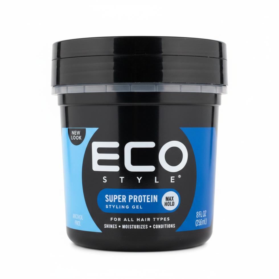 eco styler super protein styling gel 236ml for max hold repair shine and frizz control hair