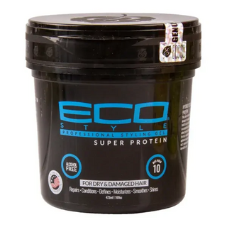eco styler super protein gel 473ml strong hold repair shine for smooth defined hair