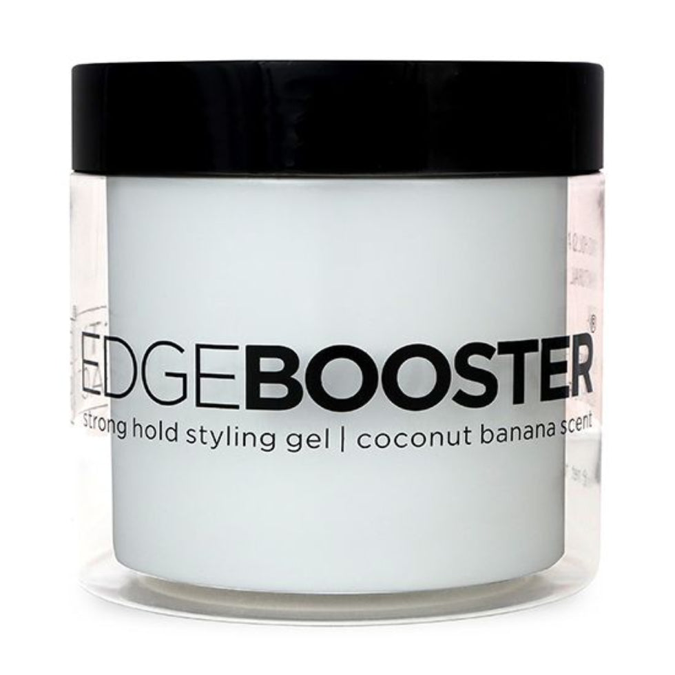 Edge Booster – Professional styling brand known for high-performance gels that deliver sleek, smooth, and long-lasting styling results.