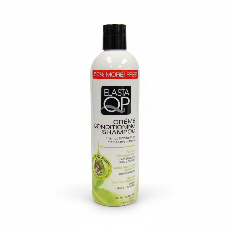 Elasta qp creme conditioning shampoo moisturizing dry hair care soft smooth hair