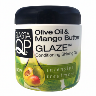 Elasta qp olive oil mango butter glaze conditioning shining gel hydrate shine hair