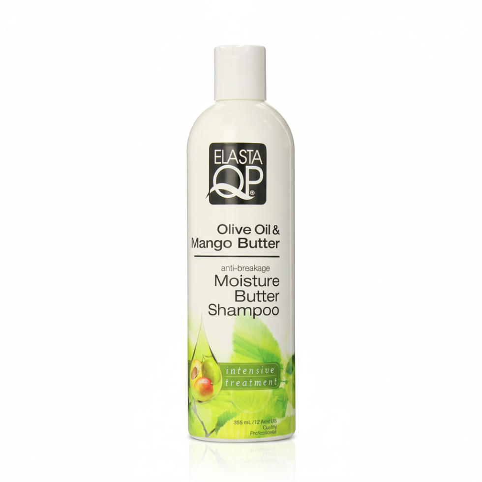 Elasta qp olive oil mango butter moisture butter shampoo hydrate cleanse dry hair