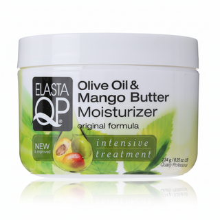 Elasta qp olive oil mango butter moisturizer hydrate protect dry damaged hair care