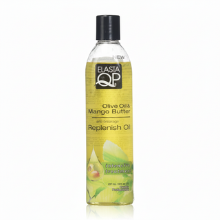 Elasta QP olive oil mango butter replenish oil 237ml hydrating hair oil strengthening moisture repair dry hair care