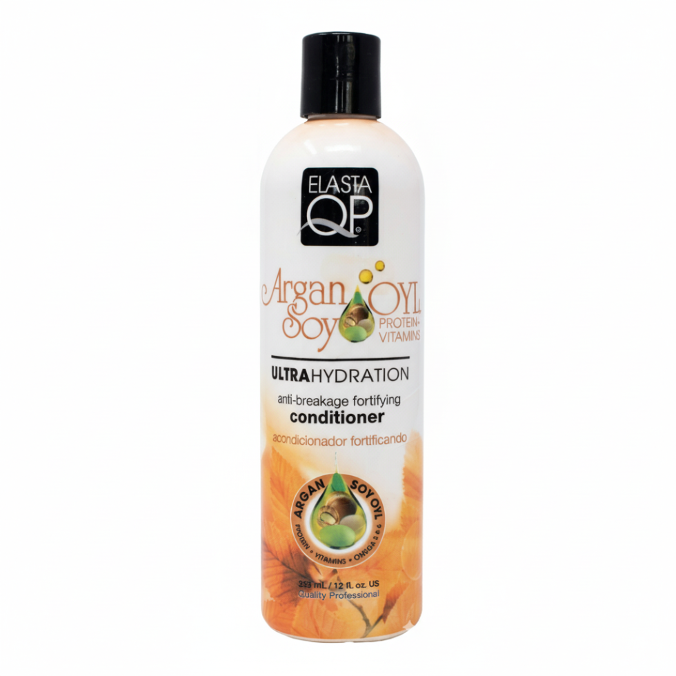 Elasta qp soy oil conditioner ultra hydration anti breakage moisture rich hair care