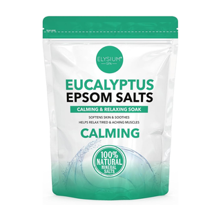 elysium spa eucalyptus epsom salts relax soothe detox bath soak 450g