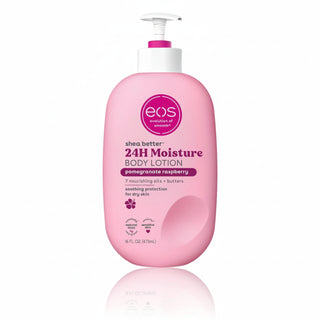 Eos pink champagne body lotion 473ml pump bottle for hydrating daily skin care
