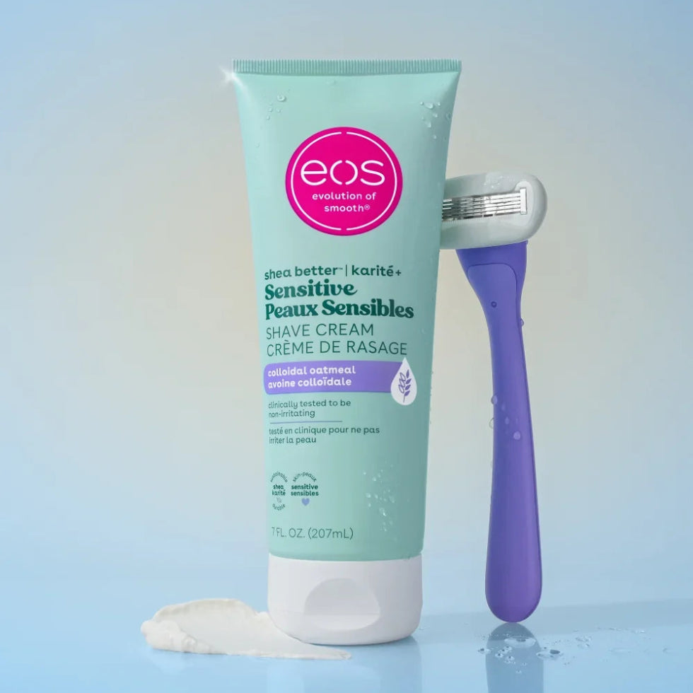 Close-up texture visual showing the rich, creamy non-foaming consistency designed to support smooth razor glide and comfortable shaving.