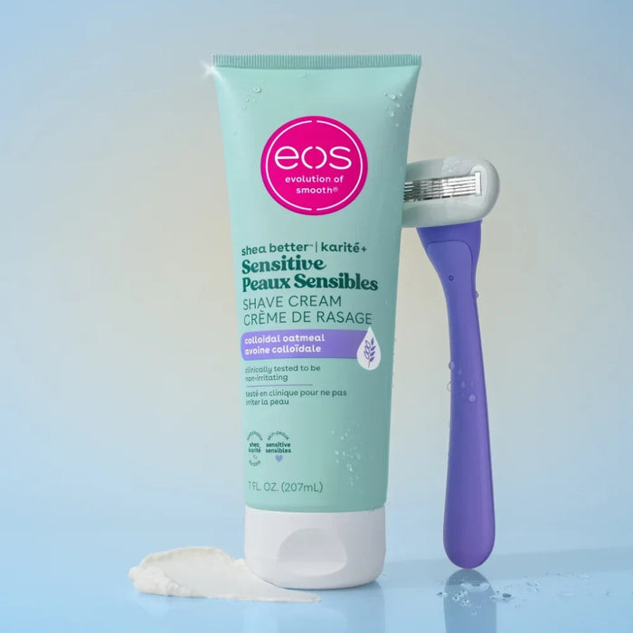 Close-up texture visual showing the rich, creamy non-foaming consistency designed to support smooth razor glide and comfortable shaving.