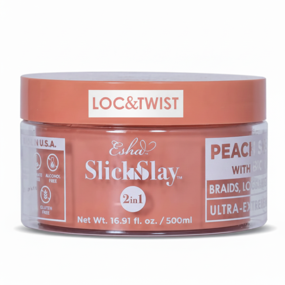 Esha slick n slay peach scent biotin gel 150ml for ultra extreme hold and sleek styling