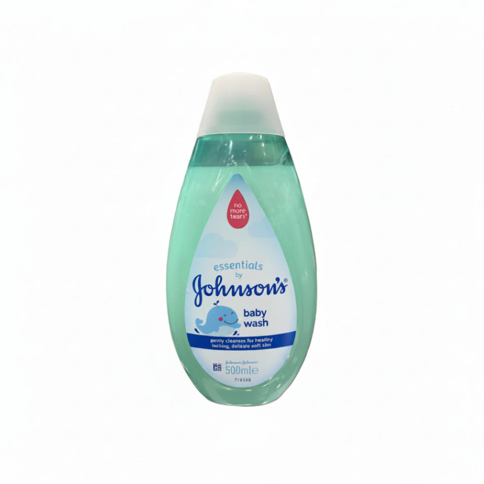 essentials by johnsons baby wash 500ml for gentle cleansing soft smooth fresh healthy baby skin daily care