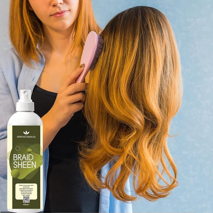 Eternal Beauty Braid Sheen Spray 400ml | Shine Frizz Control & Scalp Care