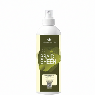 Eternal Beauty braid sheen spray 400ml for shine frizz control and scalp hydration