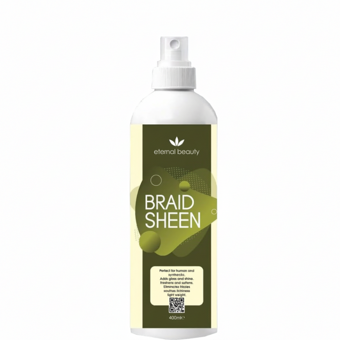 Eternal Beauty Braid Sheen Spray 400ml | Shine Frizz Control & Scalp Care