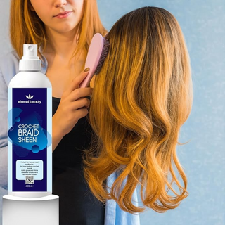 Eternal Beauty crochet braid sheen spray 400ml shine frizz control conditioning mist