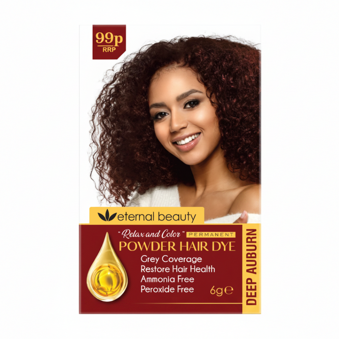 Eternal Beauty power hair dye 6g powder hair color for grey coverage and natural finish