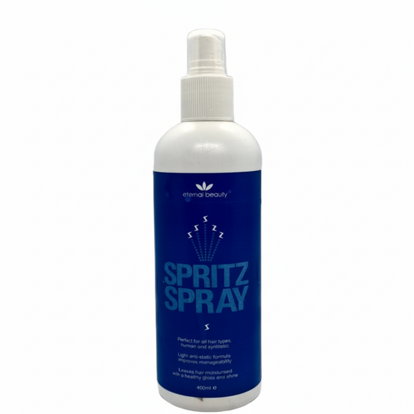 Eternal Beauty spritz spray 400ml anti static hair mist for moisture shine and frizz control