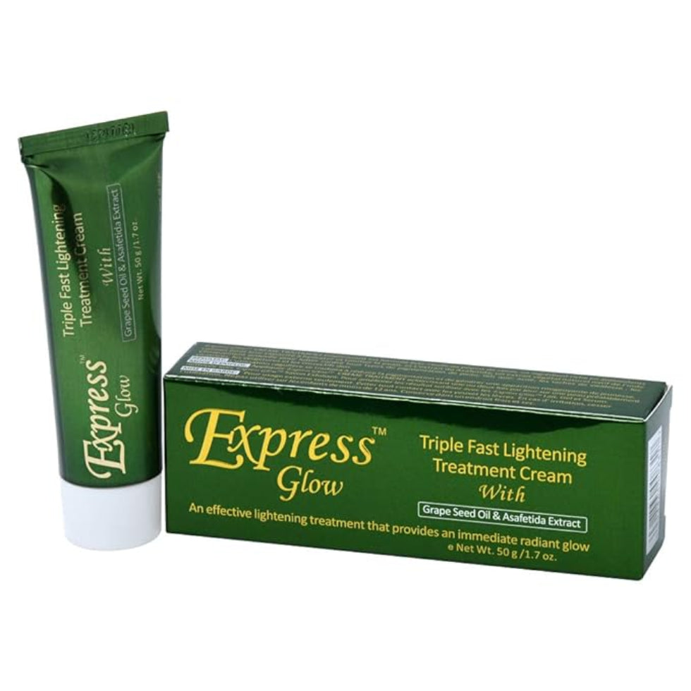 express glow triple fast lightening cream 50g brightening spot care face cream even tone radiant skin care