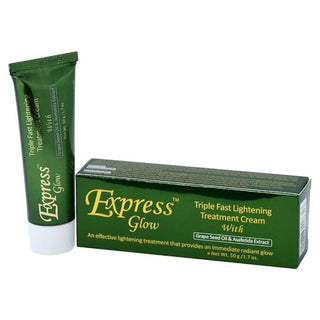 express glow triple fast lightening cream 50g brightening spot care face cream even tone radiant skin care