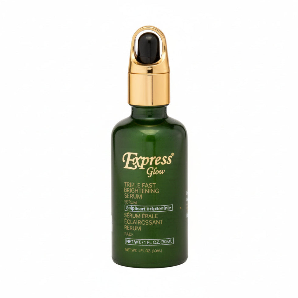 express glow triple fast lightening serum 50ml dark spot corrector brightening skin care fast glow serum even tone skin