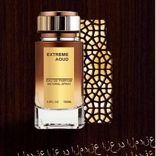 extreme aoud 100ml edp fragrance world bold oud unisex long lasting oriental rose leather perfume
