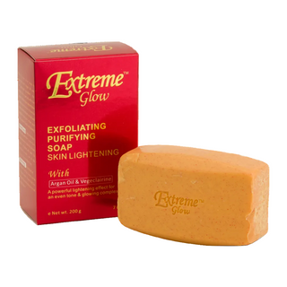 extreme glow exfoliating soap 200g brightening deep clean care cleansing exfoliating skincare bar radiant smooth skin