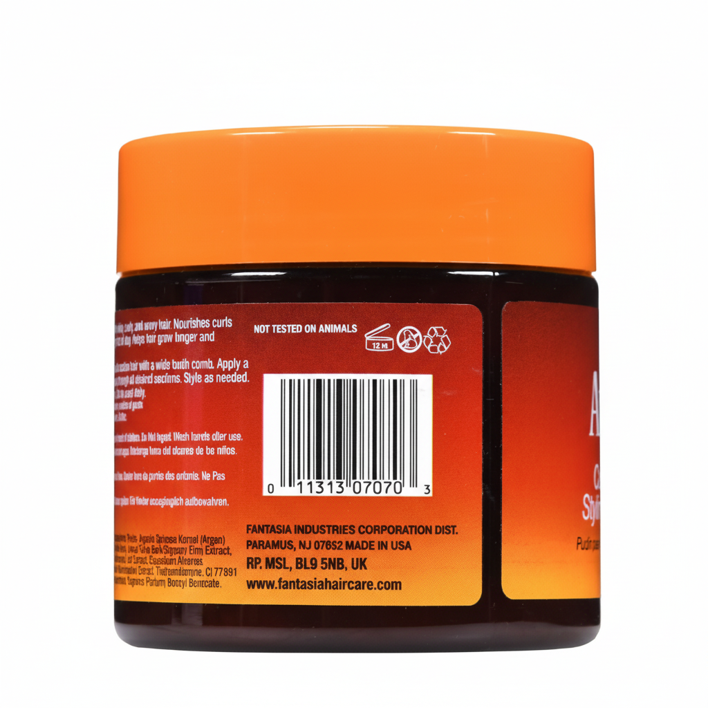 Fantasia IC Argan Oil Curl Styling Pudding 454g | Define, Nourish & Shine Curls