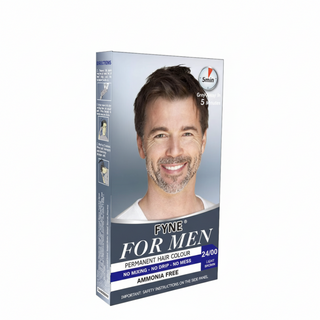 FYNE men light brown 24/00 ammonia free no mix hair colour for easy grey coverage and natural finish