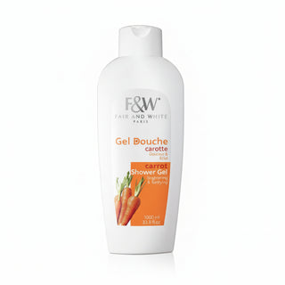 F&W Carrot Brightening Tonifying Shower Gel 1000ml for clean glowing smooth skin