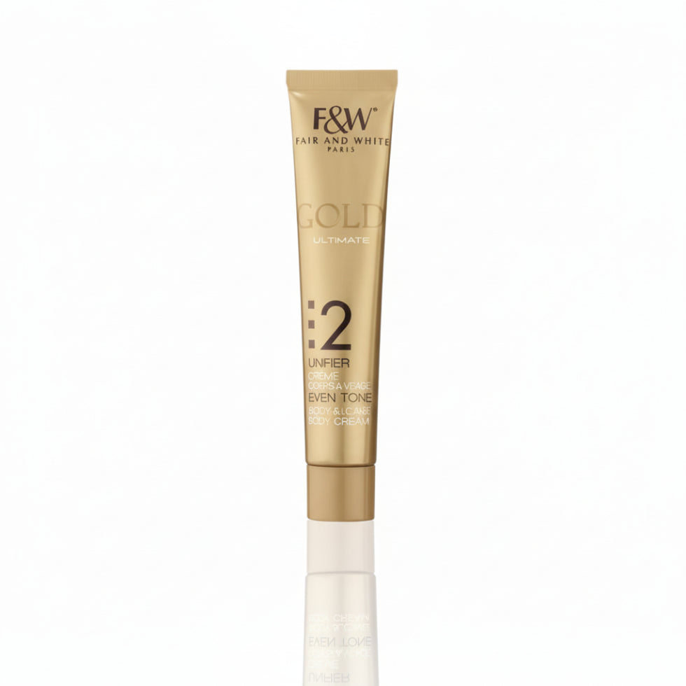 F and W gold fade cream 50ml dark spot brightening even skin tone face treatment cream