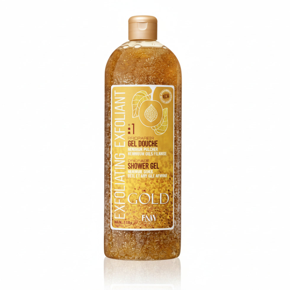 F&W Gold Ultimate Exfoliating Scrub Shower Gel 940ml for smooth glowing skin