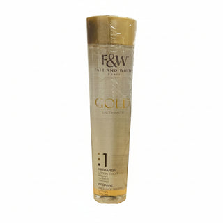 F&W Gold Ultimate Preparer 1 Radiance Argan Lotion 200ml skin prep lotion for glow hydration and smooth refined skin texture
