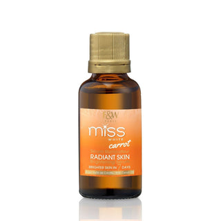 F&W Miss White Carrot Brightening Serum 30ml for glowing, smooth and even skin