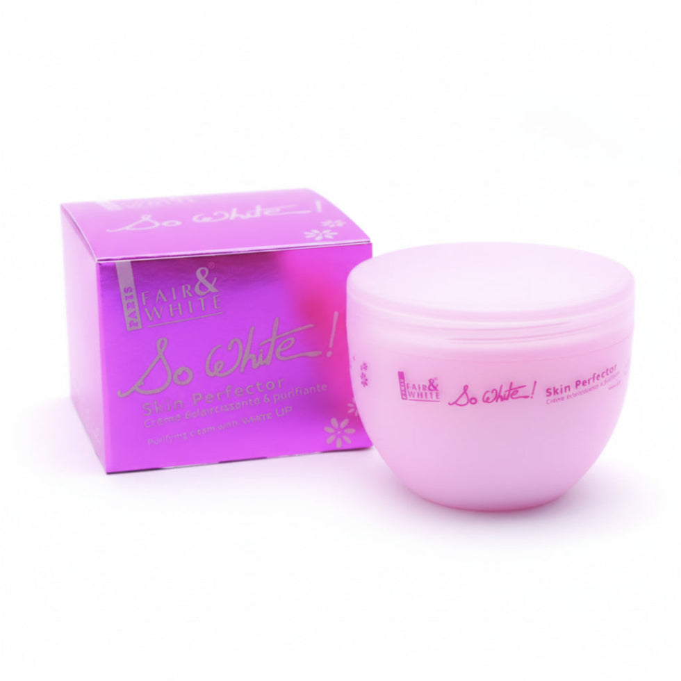F&W Paris So White Skin Perfector Cream 250ml for face body glowing skin