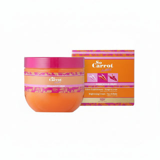 F&W So Carrot Brightening Cream 250ml for smooth radiant even toned face and body skin
