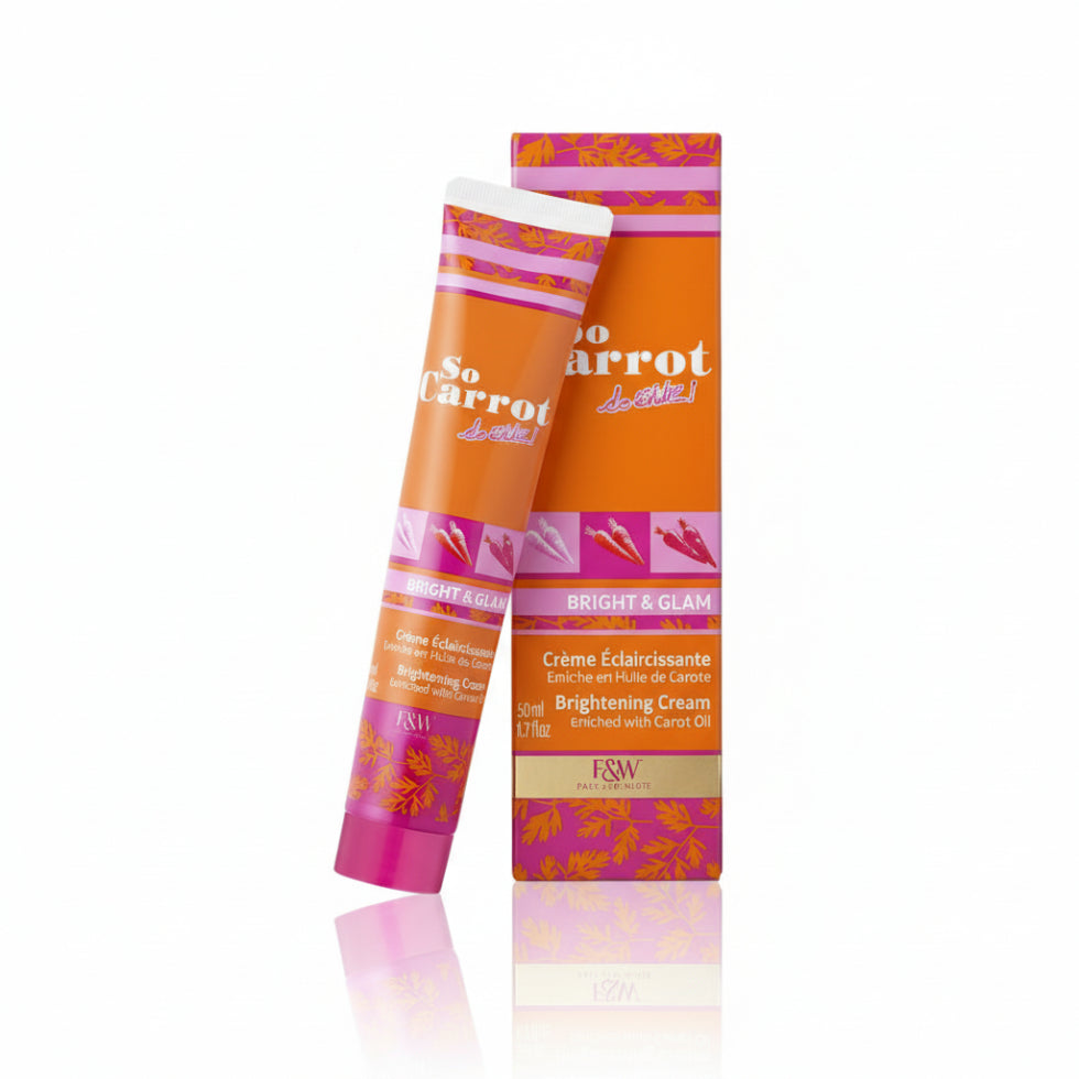 F&W So Carrot Brightening Cream 50ml for glowing smooth and even toned facial skin